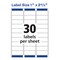 Avery White Address Labels with Permanent Adhesive, Sure Feed, 3 Sizes: 1"x 2 5/8" (300 Labels,18160), 2"x 4" (100 Labels,18163), 2/3"x 1 3/4" (600 Labels,18294), 1 Pack of Each, 1,000 Labels Total
